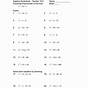 Factoring Trinomials Practice Worksheet