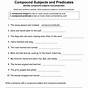 Compound Subject And Verb Worksheet