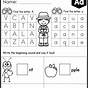 Kindergarten Letter Recognition Worksheets