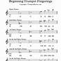 Trumpet Alternate Finger Chart