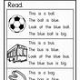 Read And Write Kindergarten Worksheet