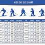 Downhill Ski Boot Size Chart