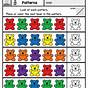 Pattern Worksheets For Preschoolers