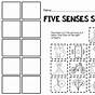 Five Senses Cut And Paste Worksheets