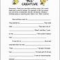 Fill In The Blanks Story Printable