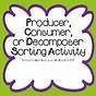 Producers Consumers And Decomposers Activity