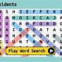 President Word Searches
