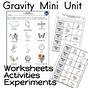 Free Printable Gravity Worksheets