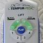 Tempurpedic Remote Control Manual