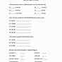 Worksheet On Significant Figures