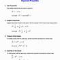 Exponents Math Worksheets
