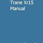 Trane Xr14 Manual