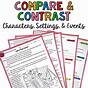 Compare And Contrast Characters Worksheet