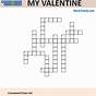 Valentine's Day Crossword Puzzle Worksheets
