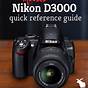 Nikon D3000 Manual