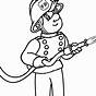 Fireman Printable Coloring Pages