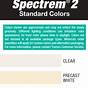 Tremco Spectrem 2 Color Chart
