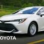 Toyota Corolla 2022 Specs