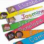 Name Tags For Students