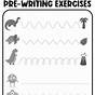 Kindergarten Pre Writing Worksheet