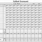 Free Printable Softball Score Sheet