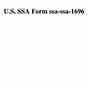 Ssa 1696 Printable Form