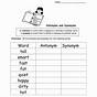 5th Grade Antonyms And Synonyms Worksheet