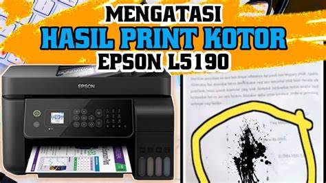 Membersihkan Printer Epson L5190