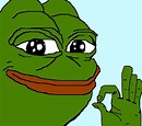 Image result for pepe the frog hand signal