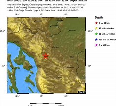 Image result for Brinje Earthquakes