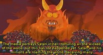 Image result for SATAN BEING CAST INTO HELL