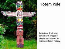 Image result for description of a totem pole