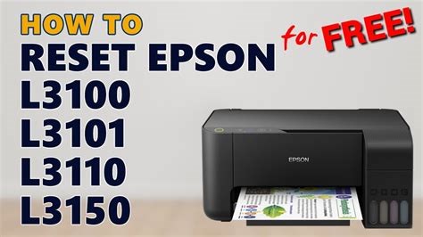 langkah-langkah reset printer epson l3150