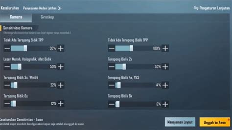 sensitivitas pubg