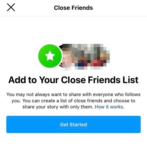 Instagram Close Friends