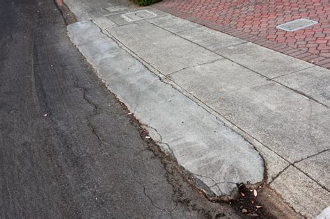 steep driveway curb repair