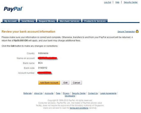 PayPal verification Indonesia