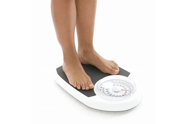woman weighing herself