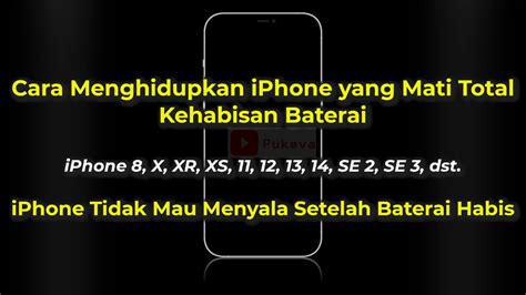 Cara Menghidupkan iPhone