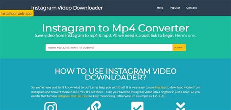 convert instagram video to mp4 iphone