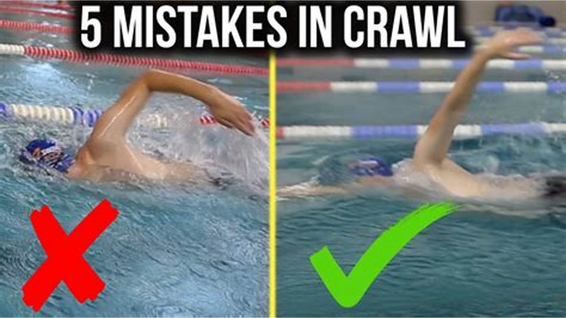 Swimming Mistakes kaki terlalu pendek