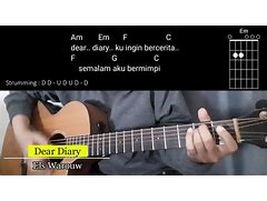 Kunci Gitar Dear Diary