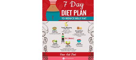 diet plan to lose belly fat