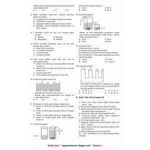 soal ipa smp kelas 7 semester genap indonesia