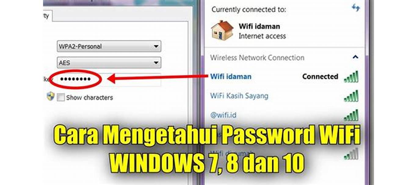Mencari password WiFi dengan mudah