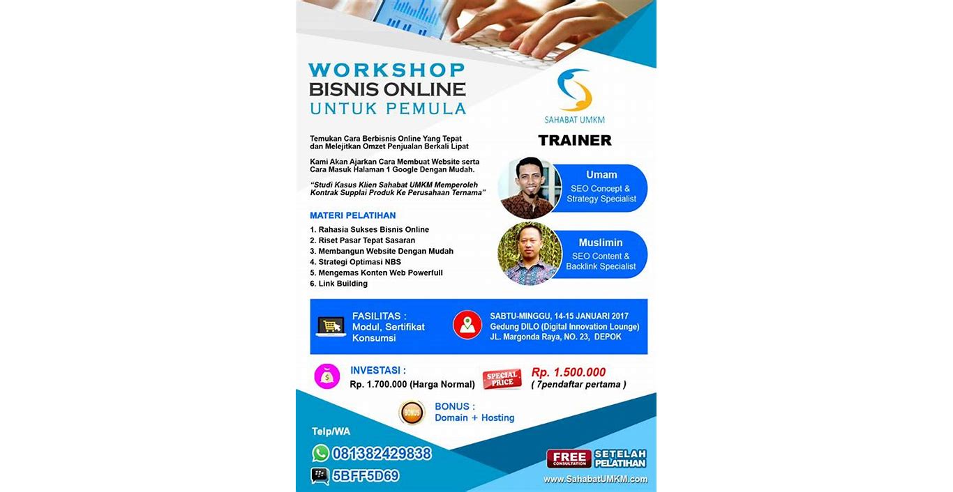 Workshop Bisnis Online
