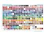 Coats  Clark Thread Color Chart
