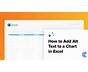 How To Add Alt Text To A Chart In Excel
