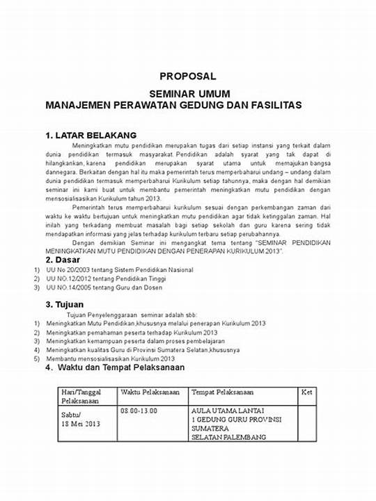 Contoh Proposal di Indonesia