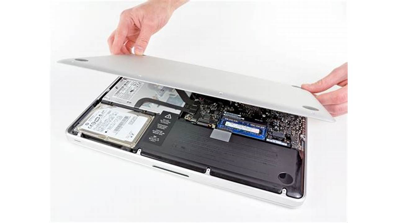 macbook pro remove bottom case